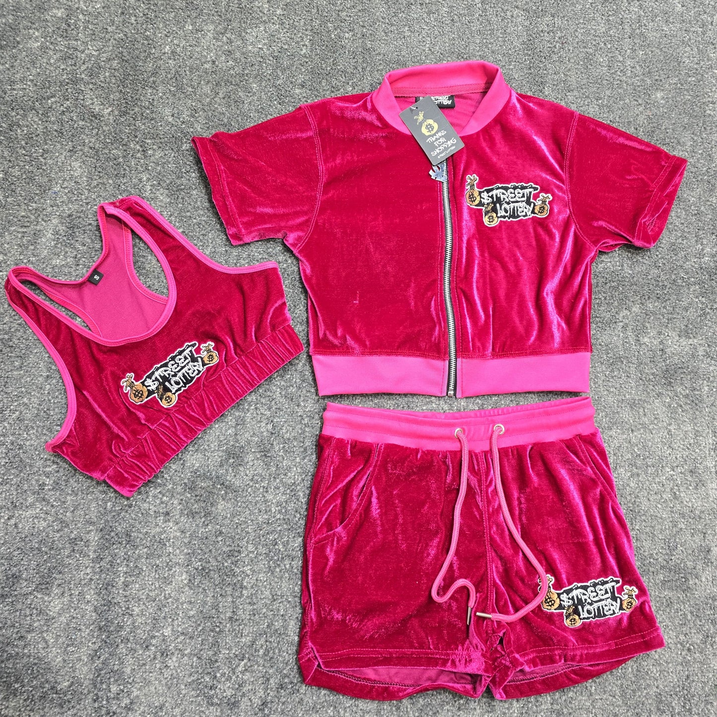 Hot Pink Women 3 piece set