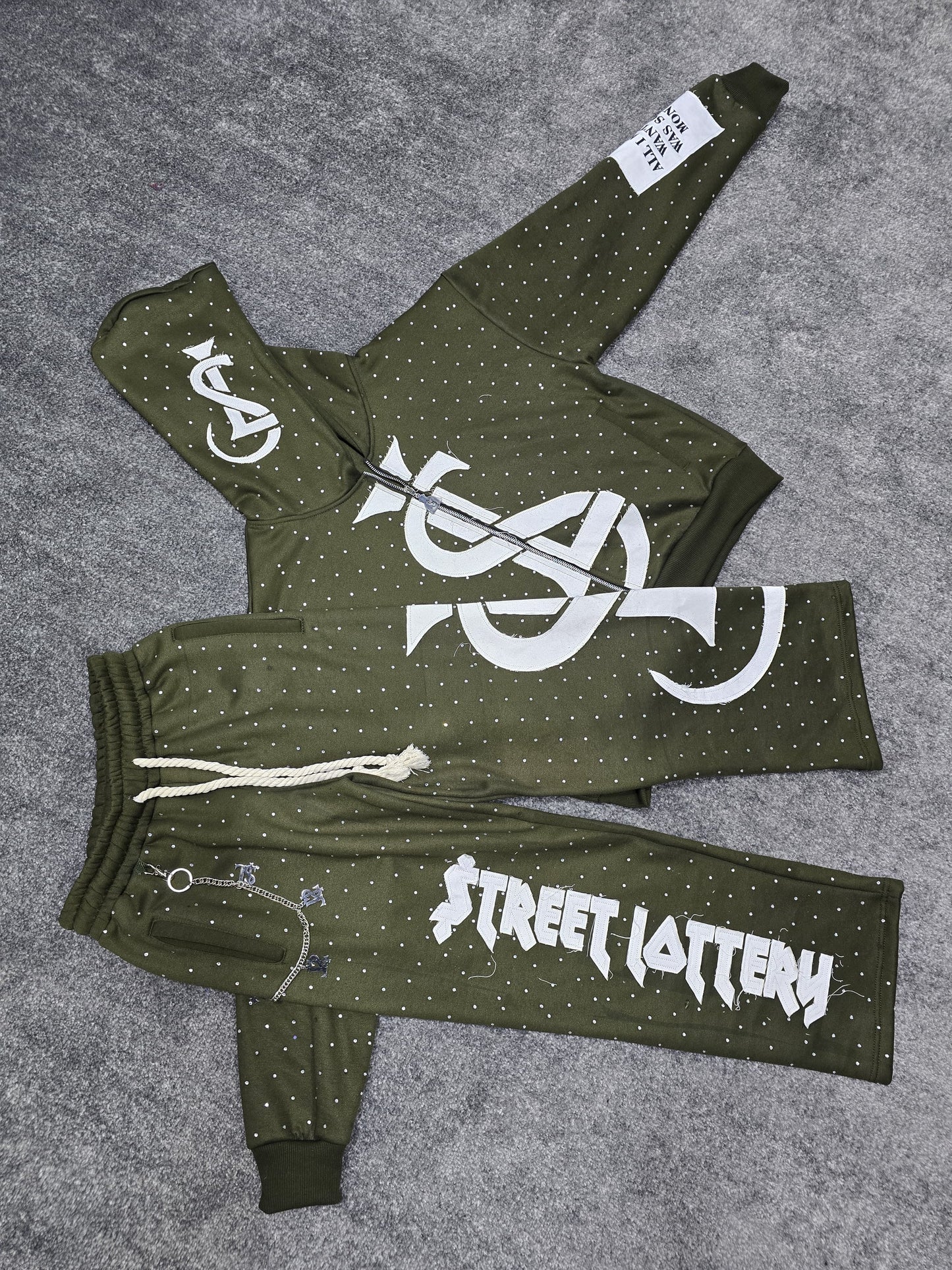 Olive $L Rhinestone Set💎🏚️