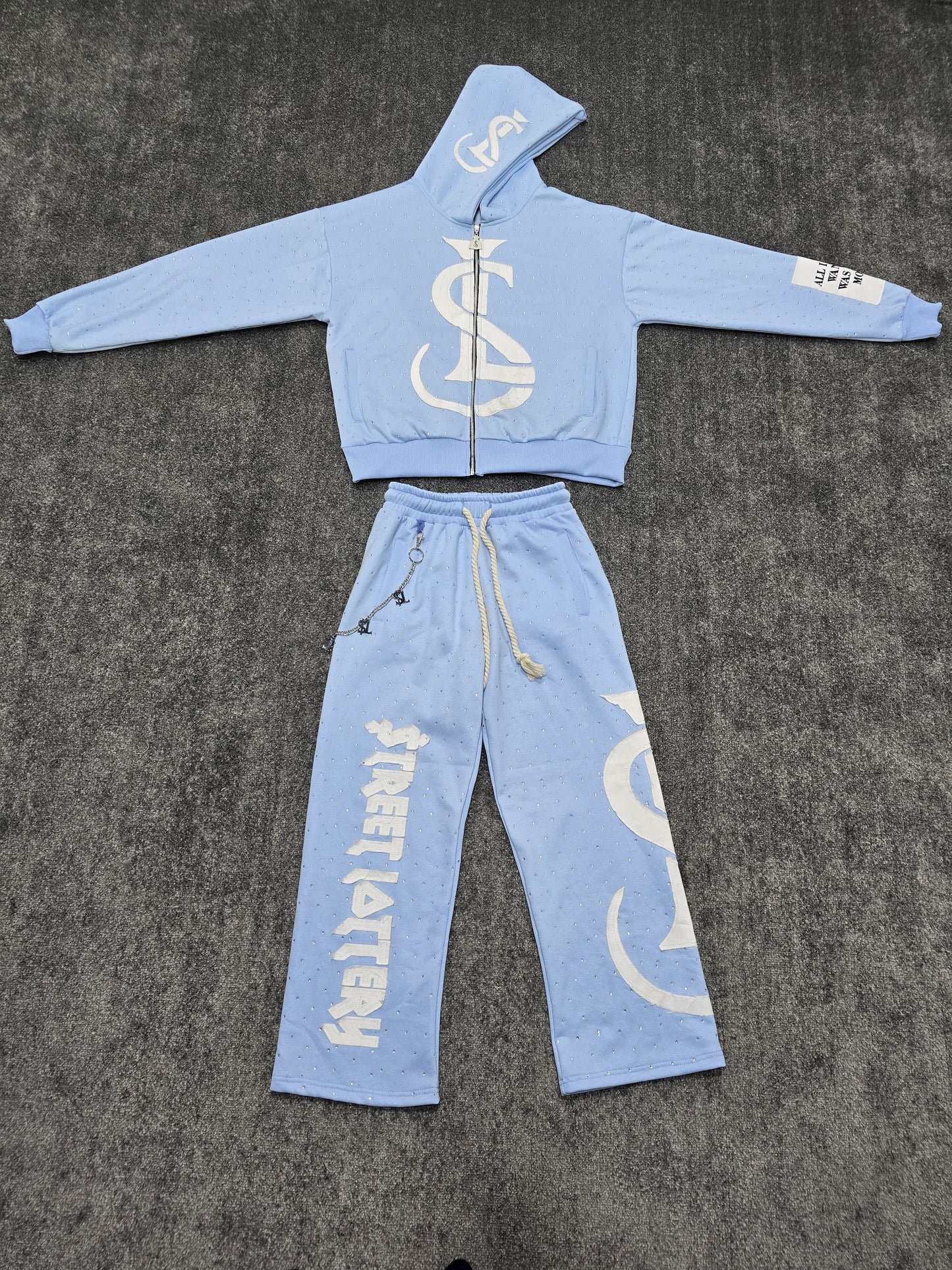 Sky Blue $L Rhinestone Set💎🏚️