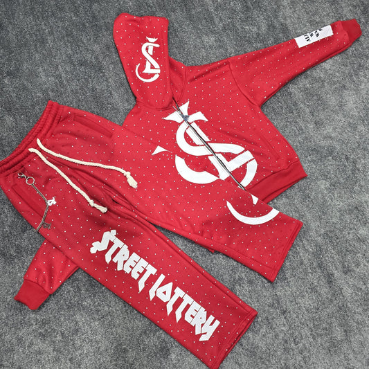 Red $L Rhinestone Set💎🏚️